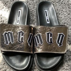 Alexander McQueen (MCQ) Velcro slides